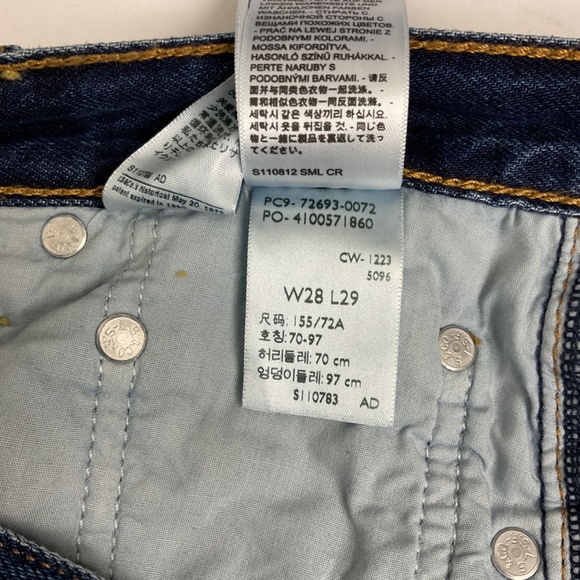 Levi's Ribcage Straight Ankle Jeans - Picture 9 of 11